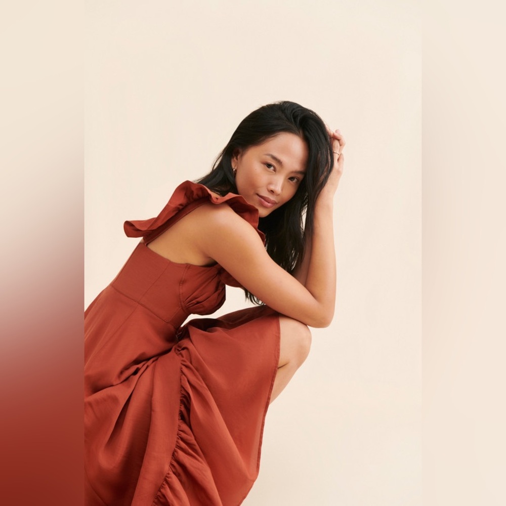 Farm Rio Ruffle Strap Maxi Dress - Picture 3 of 8